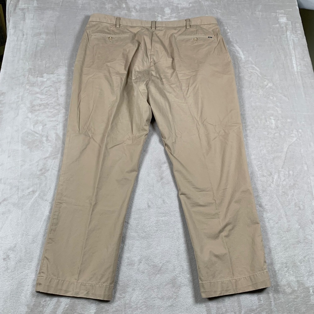 Polo Ralph Lauren Chino Pants Mens 42B-30 Tan Stretch Classic Fit Twill Trousers - Picture 9 of 9